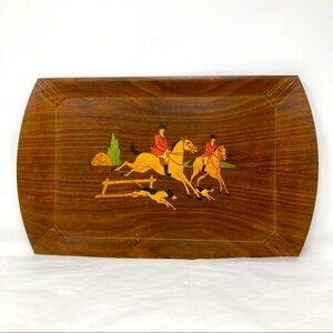 Two Vintage Hasko Haskelite polo trays